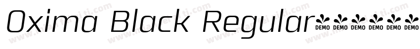 Oxima Black Regular字体转换